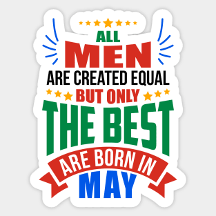 MAY Birthday Special - MEN Sticker